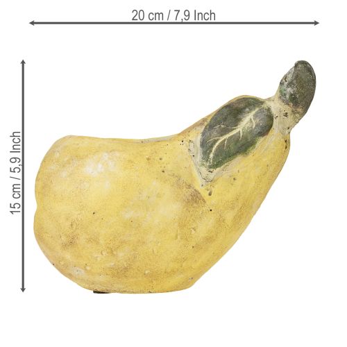 Produkt Doniczka betonowa w kształcie gruszki, dekoracja jesienna, 19×12,5×15,5 cm