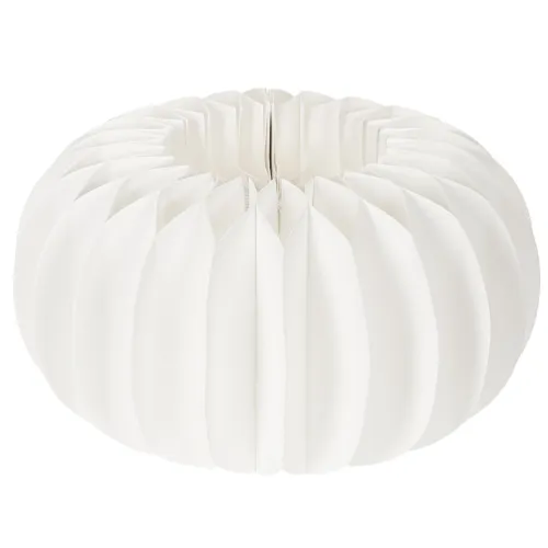 Obrączka papierowa w kształcie plastra miodu, dynia, okrągła, duża, do suszonych kwiatów i jesiennych dekoracji, 24 cm, 4 szt.