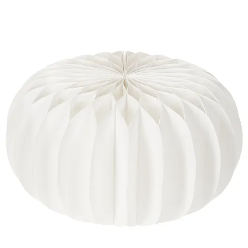 Obrączka papierowa w kształcie plastra miodu, dynia, okrągła, duża, do suszonych kwiatów i jesiennych dekoracji, 24 cm, 4 szt. | Floristik24.pl