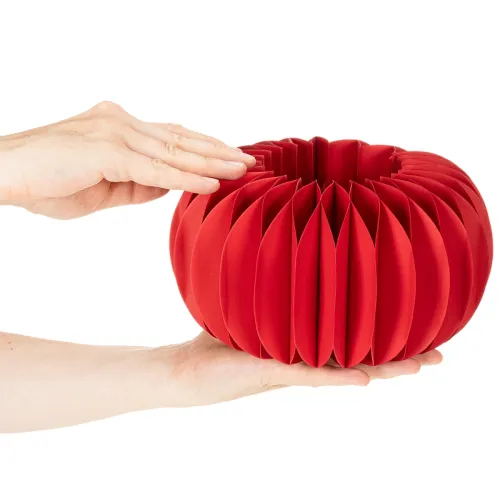 Dekoracja papierowa plaster miodu dynia okrągła nowoczesna dekoracja stołu 24cm 4 szt. | Floristik24.pl