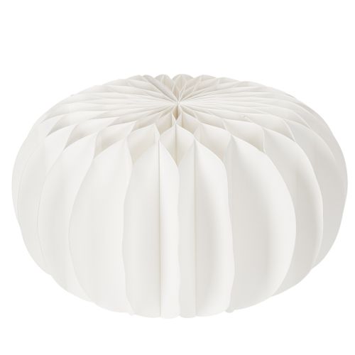 Bombka dekoracyjna papierowa, nowoczesna dekoracja dyniowa, papier o strukturze plastra miodu, 34 cm, 2 sztuki | Floristik24.pl