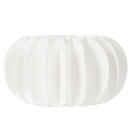 Bombka dekoracyjna papierowa, nowoczesna dekoracja dyniowa, papier o strukturze plastra miodu, 34 cm, 2 sztuki | Floristik24.pl