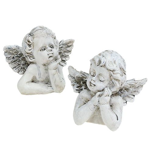 Aniołek dekoracyjny wys. 7,5 cm 6 sztuk