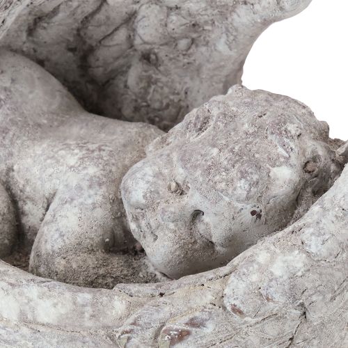 Produkt Aniołek dekoracyjny śpiący ze skrzydłami figurka anioła na grób 22,5cm