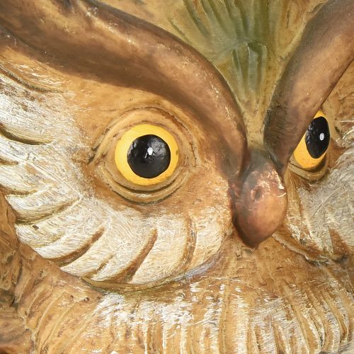 Produkt Dekoracyjna figurka sowy malowana ręcznie na jesień, żywica poliestrowa, wys. 14 cm