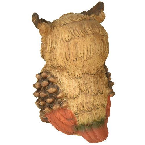 Produkt Dekoracyjna figurka sowy malowana ręcznie na jesień, żywica poliestrowa, wys. 14 cm
