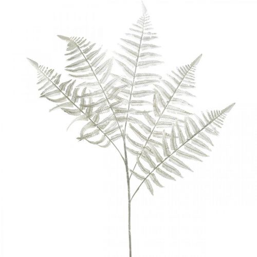 Deco paproć sztuczna roślina liść paproci sztuczna paproć biała L78cm
