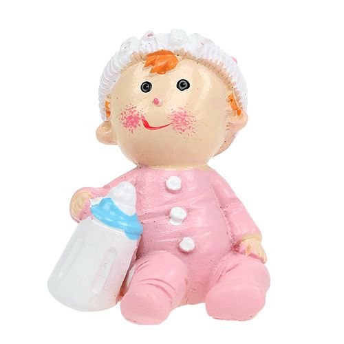 Produkt Figurka dekoracyjna baby blue, pink 4,5cm 2szt.