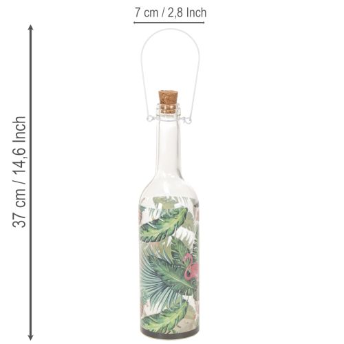 Dekoracyjna butelka LED Flamingo 37,5 cm ciepła biel 2 szt. | Floristik24.pl