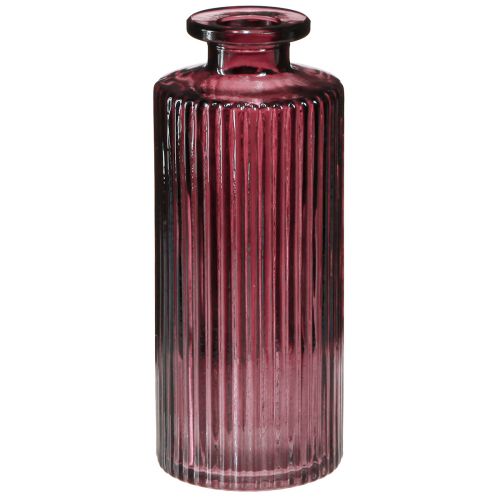 Produkt Ozdobne butelki szklane retro mini wazony Berry W13cm 6 szt