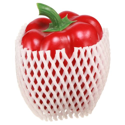 Produkt Dekoracyjny manekin do żywności z papryką warzywną, czerwony, wys. 10 cm
