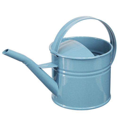 Produkt Dekoracyjna konewka doniczka niebieska metalowa 28x13x17cm 1,25l