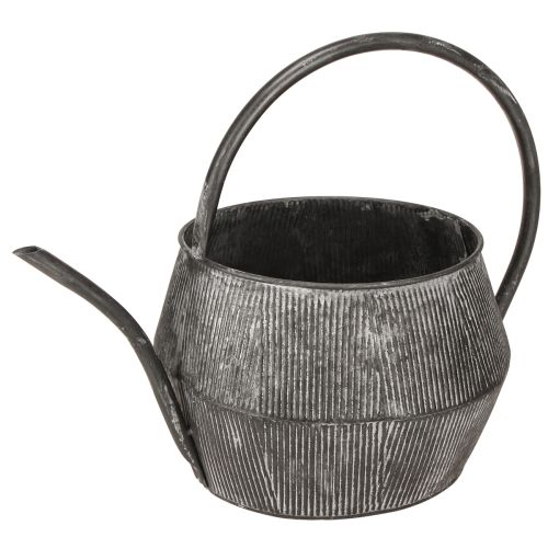 Konewka dekoracyjna metalowy czajniczek czarny 39×25×30,5cm