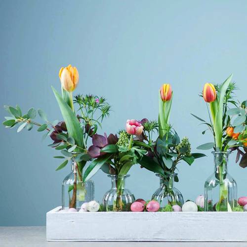Produkt Dekoracyjny wazon na kwiaty Ø7,5 cm W13,5 cm przezroczysty 6szt
