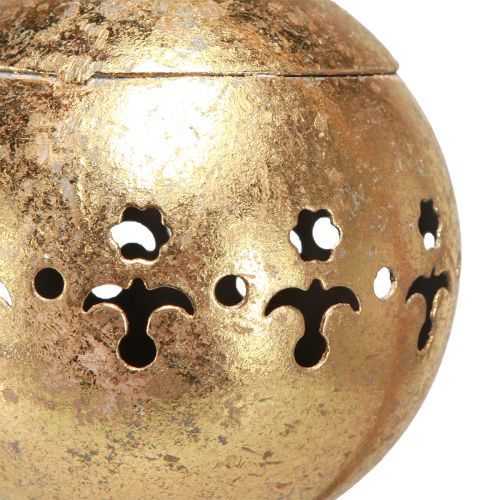 Produkt Dzwonek dekoracyjny złoty dzwonek wiszący dekoracja metalowa naturalna Ø14cm
