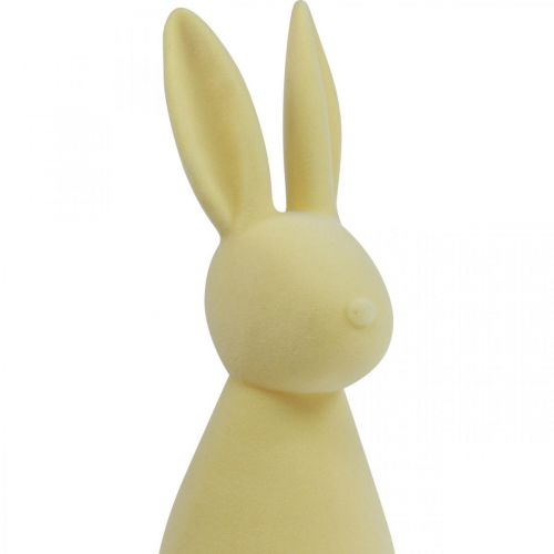 Produkt Dekoracyjny Zając Wielkanocny – 2. Wybór – Flokowany Żółty H47cm