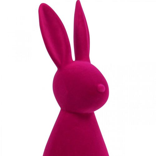Produkt Deco Bunny Różowy Deco Easter Bunny Flokowany W47cm
