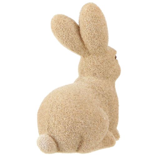 Produkt Dekoracyjne siedzące króliki wielkanocne brązowe – 2. wybór – flokowane wys. 15 cm 4 szt.