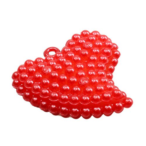 Produkt Serca dekoracyjne czerwone 3,5cm 16szt