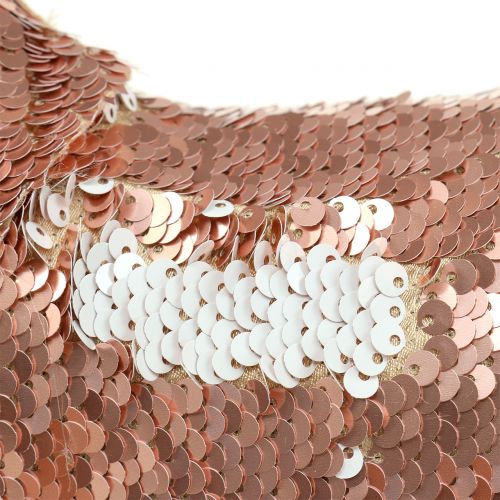 Floristik24 Deco Jeleń z cekinami Rose Gold H46cm
