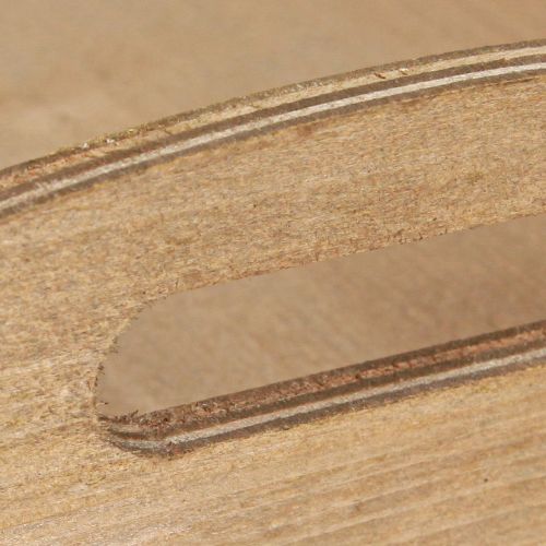 Produkt Dekoracyjna drewniana taca podłużna FSC w kolorze naturalnym 58cmx28cmx6cm