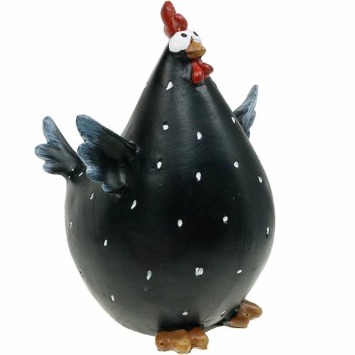 Floristik24 Ozdobny kurczak, figurka wiosenna, dekoracja wielkanocna, kura, dekoracja z kurczaka 18cm