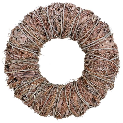 Floristik24 Wieniec Deco Nature Ø43cm biały myty