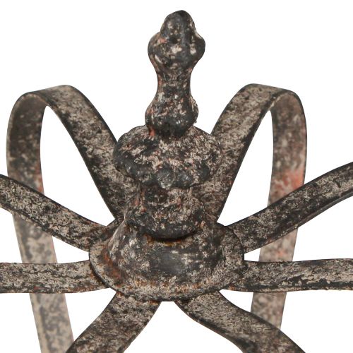 Produkt Dekoracyjna korona antyczny wygląd metalowa dekoracja rdza Ø19,5cm H22cm