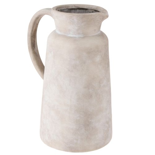 Floristik24 Dzbanek dekoracyjny dzbanek dekoracyjny ceramiczny w kolorze beżowym Ø16cm H29cm
