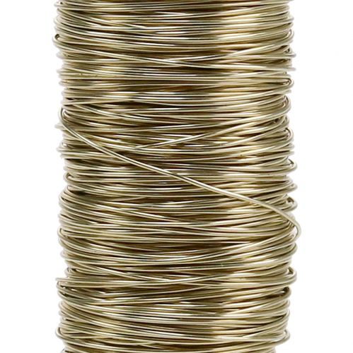 Floristik24 Drut emaliowany Deco Złoty Ø0,50mm 50m 100g