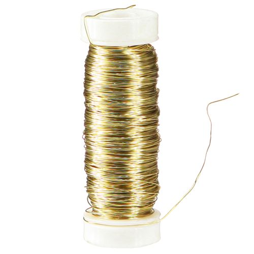 Produkt Drut dekoracyjny emaliowany Ø0,30mm 30g/50m złoty
