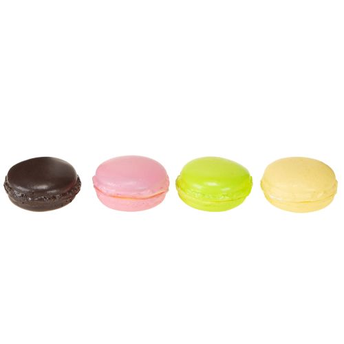 Produkt Dekoracyjne ciasteczka bezowe w kształcie makaroników, atrapy żywności 5 cm, 8 szt.