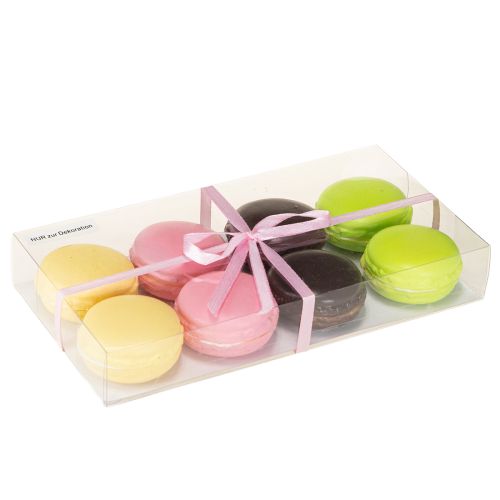 Produkt Dekoracyjne ciasteczka bezowe w kształcie makaroników, atrapy żywności 5 cm, 8 szt.