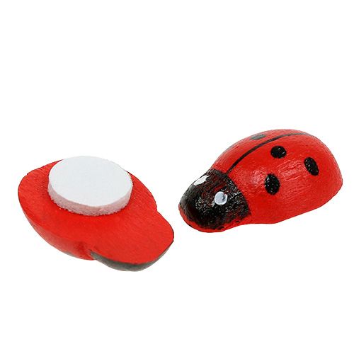 Produkt Biedronki dekoracyjne do klejenia 1cm czerwone 360 szt