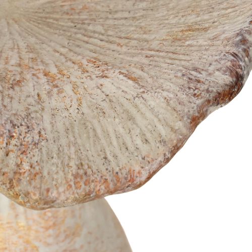 Produkt Kamień dekoracyjny grzybowy jesienna dekoracja szaro-myty 19×15cm wys. 23cm