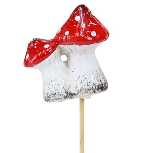 Produkt Grzyby ozdobne, kwiatki, muchomory ceramiczne 6cm 6 szt