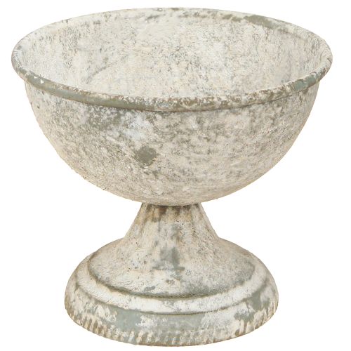 Dekoracyjny puchar metalowy w kolorze antycznym Ø12cm H10,5cm 2szt