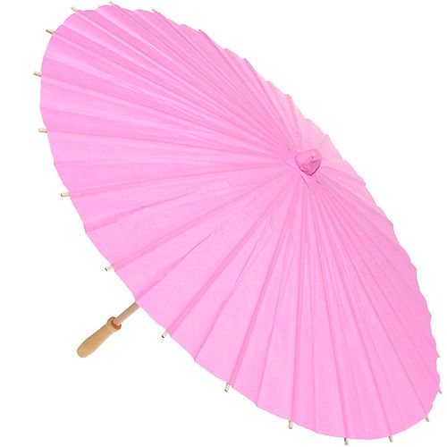 Floristik24 Parasolka dekoracyjna różowa Ø60cm H42cm