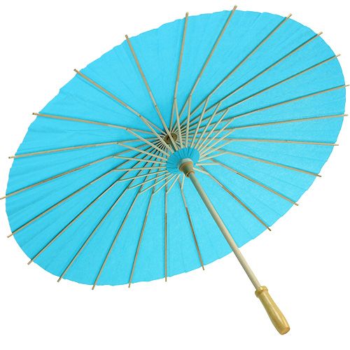 Floristik24 Parasol Deco Turquoise Ø60cm H42cm