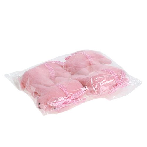 Floristik24 Świnka dekoracyjna różowa 11,5cm 4szt.