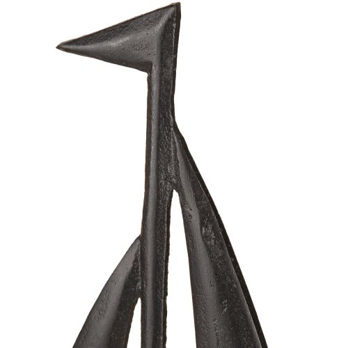 Produkt Dekoracyjna Żaglówka Drewno Metal w Naturalnej Czerni H30.5cm