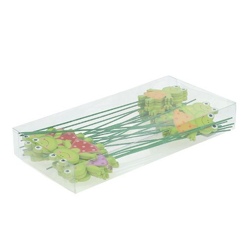 Floristik24 Dekoracyjna żaba wtyczkowa 7cm 24szt.