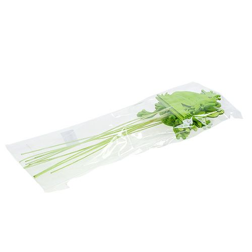 Floristik24 Korek dekoracyjny żaba zielony 7cm - 10cm 12szt.