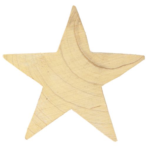 Produkt Gwiazda dekoracyjna wykonana z drewna Paulownia drewniana gwiazda na stojąco 20cm