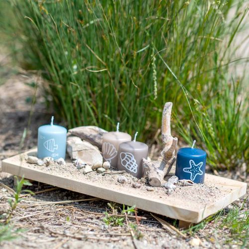 Floristik24 Taca dekoracyjna teak natura 38×18cm