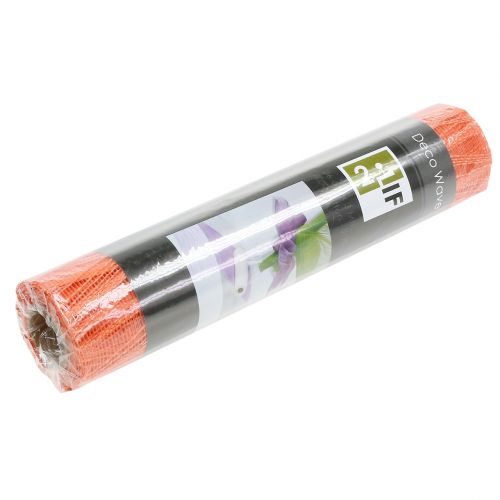 Floristik24 Tkanina dekoracyjna na bieżnik pomarańczowy 26cm x 300cm