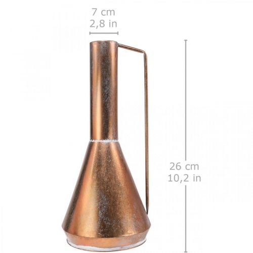 Produkt Dekoracyjny wazon vintage ozdobny dzbanek metal w kolorze miedzi Ø26cm W58cm