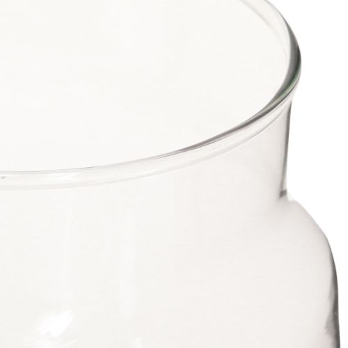 Produkt Wazon dekoracyjny szklany wazon na kwiaty transparentny Ø14cm H15cm