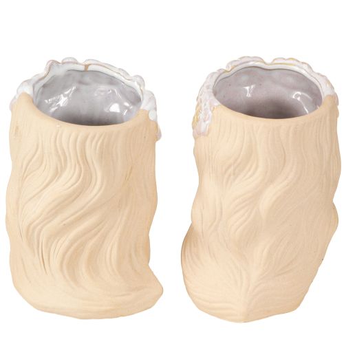 Produkt Wazon dekoracyjny ceramiczny doniczka dziewczyna Ø7,5cm wys.16cm 2szt