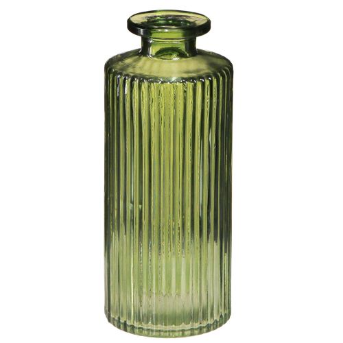 Produkt Wazony dekoracyjne zielone mini wazony szklane retro Ø5cm W13cm 6 szt